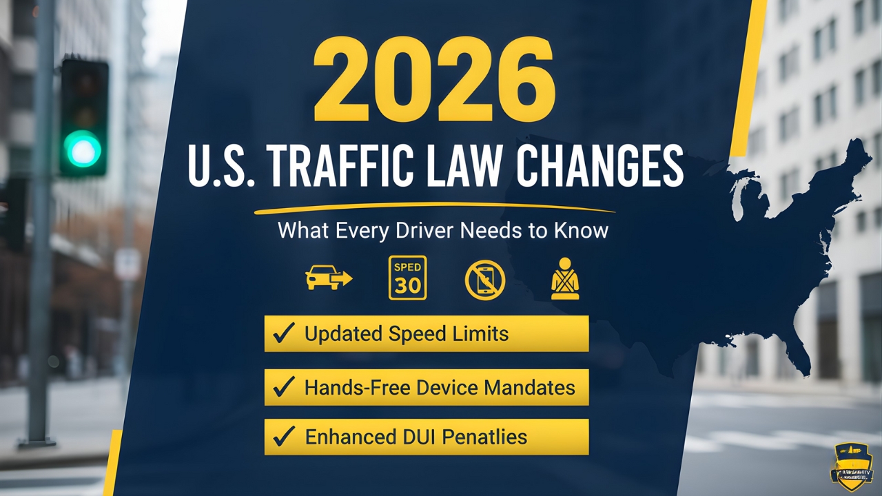 U.S. Traffic Law Changes for 2026: What Every Driver Needs to Know
