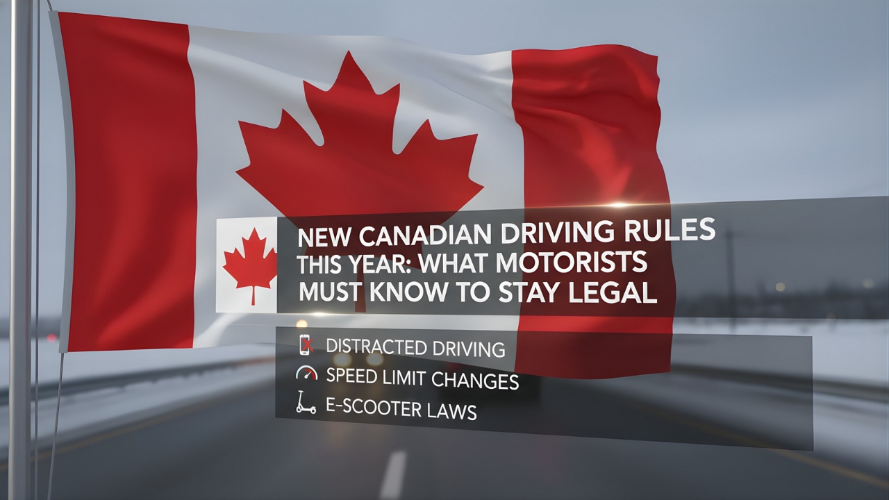 New Canadian Driving Rules This Year: What Motorists Must Know to Stay Legal