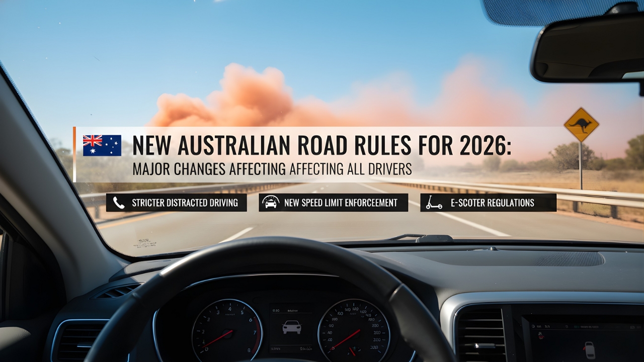 New Australian Road Rules for 2026: Major Changes Affecting All Drivers